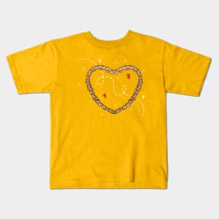 Heart shaped popcorn Kids T-Shirt